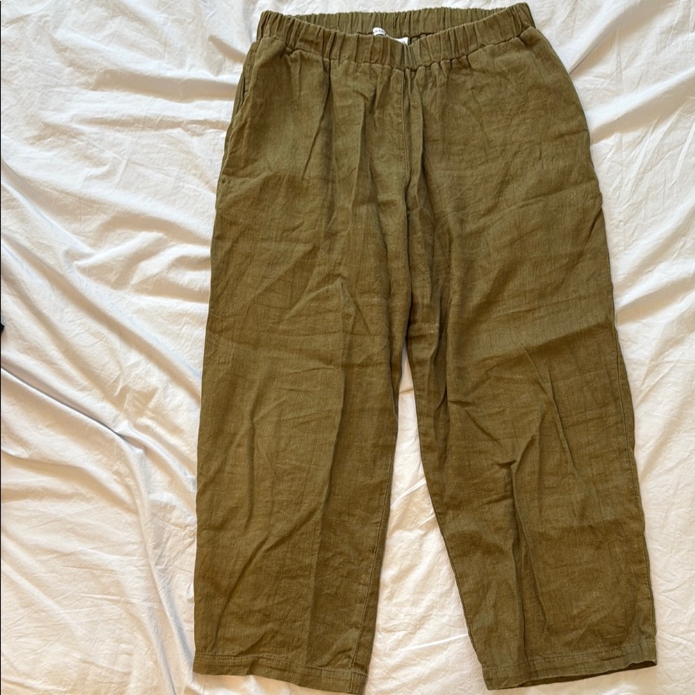 Juniper Sparrow the Saturday pant olive